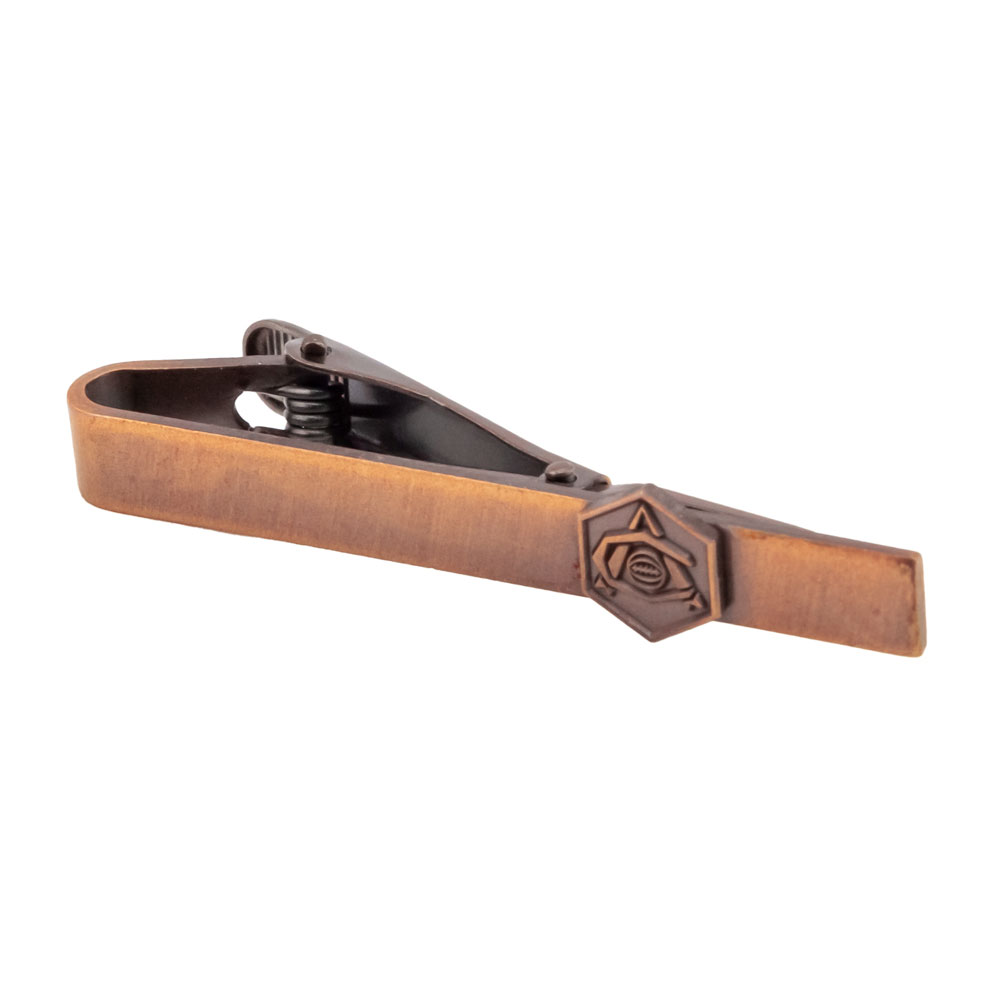 Arsenal FC heritage tie slide in an antique gold style finish with the Art Deco crest on a plated pin