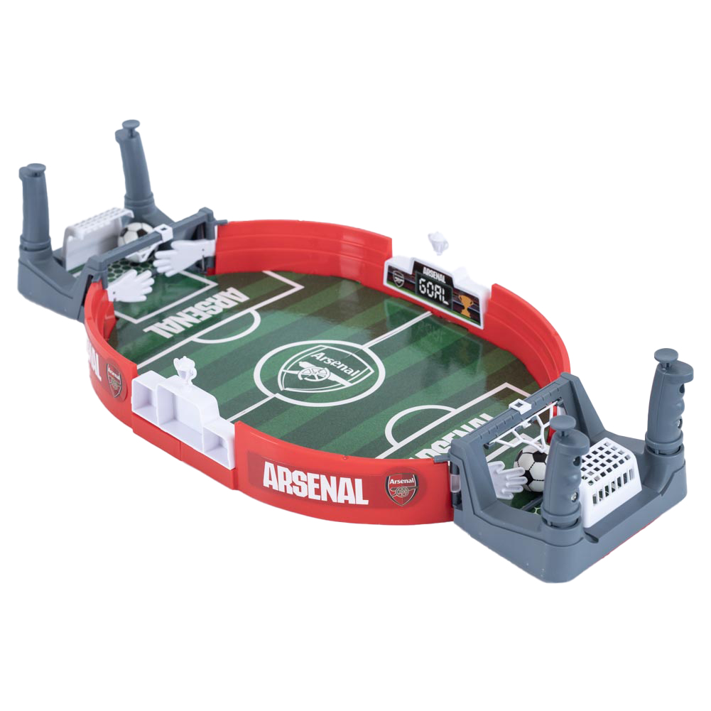 Arsenal FC table top mini football game with a branded pitch design