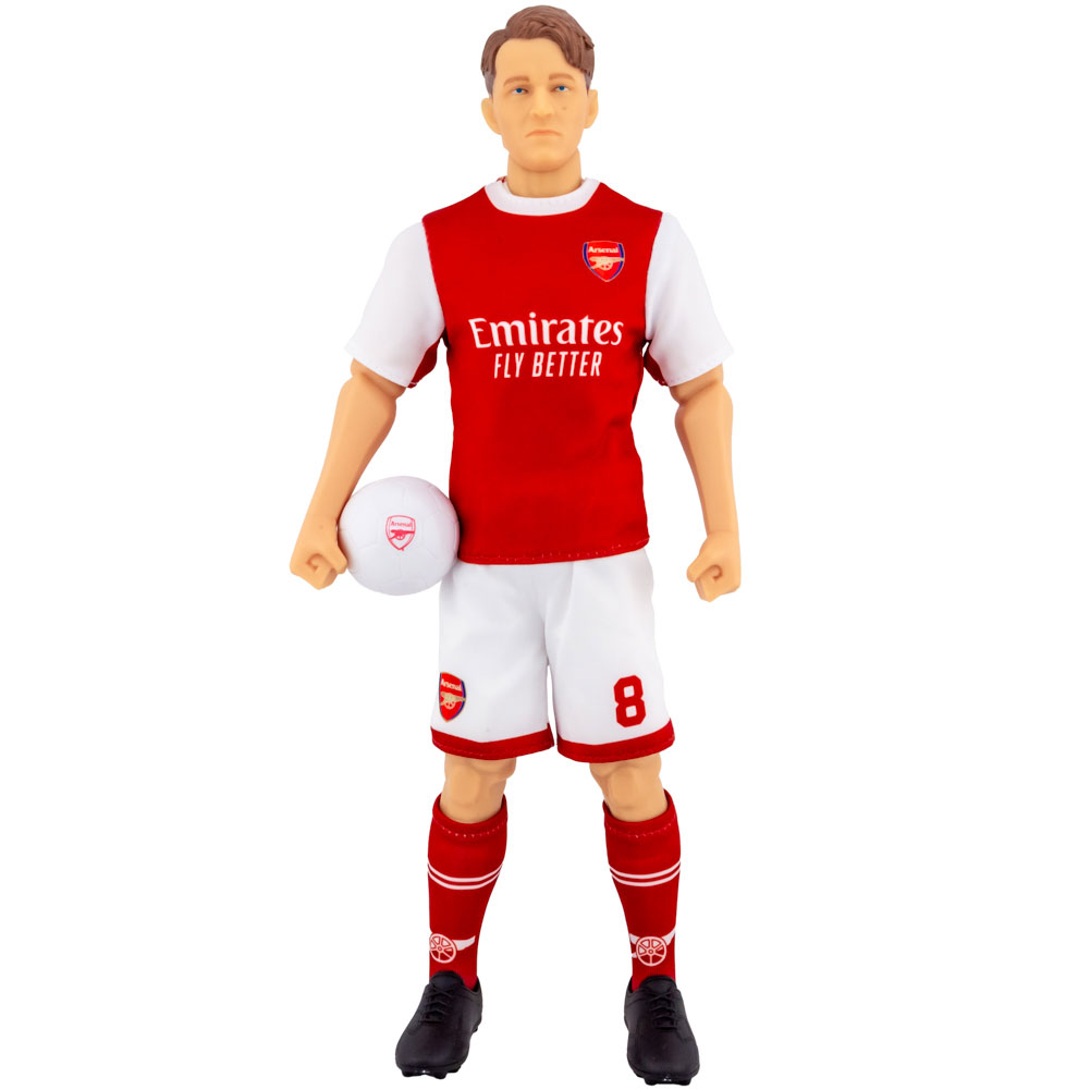 Arsenal FC Martin Ødegaard 30cm 1:6 scale action figure in the Arsenal team kit with number 8