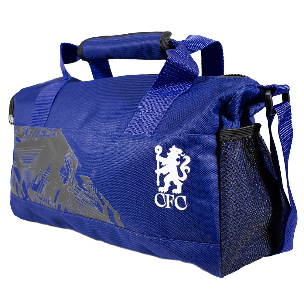 Chelsea Fusion design duffle bag featuring the Chelsea Lion crest, carry handles and a shoulder strap
