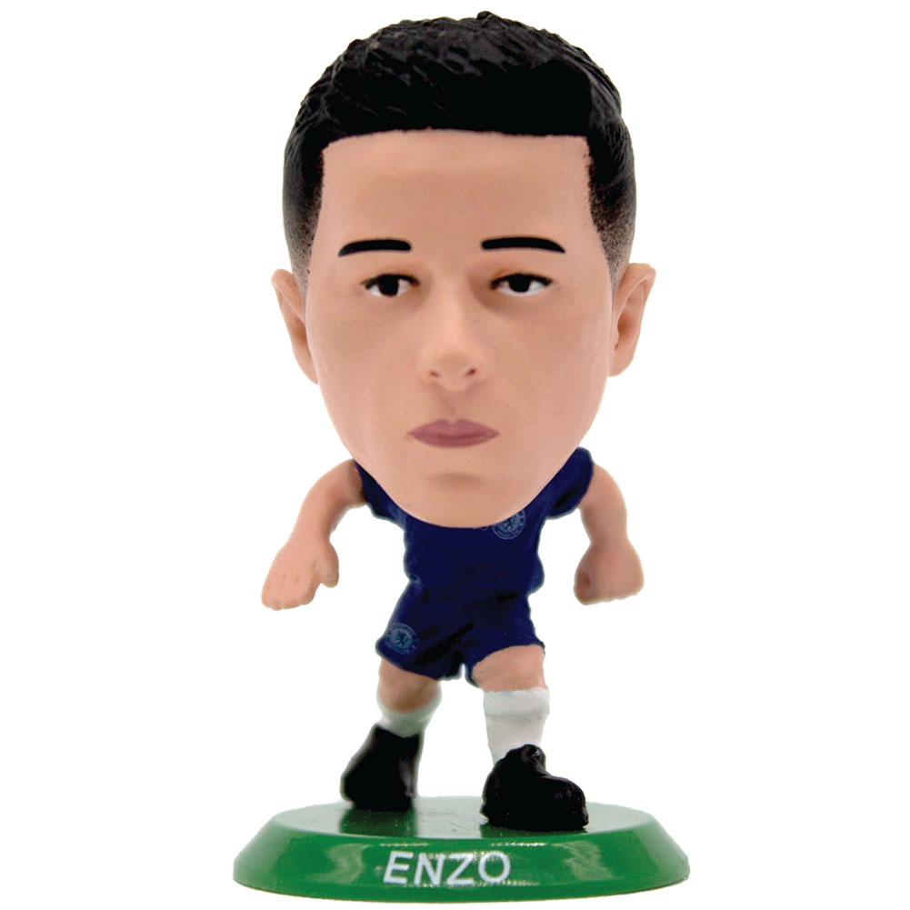 Fernandez SoccerStarz figure in the classic Chelsea home kit on a green base