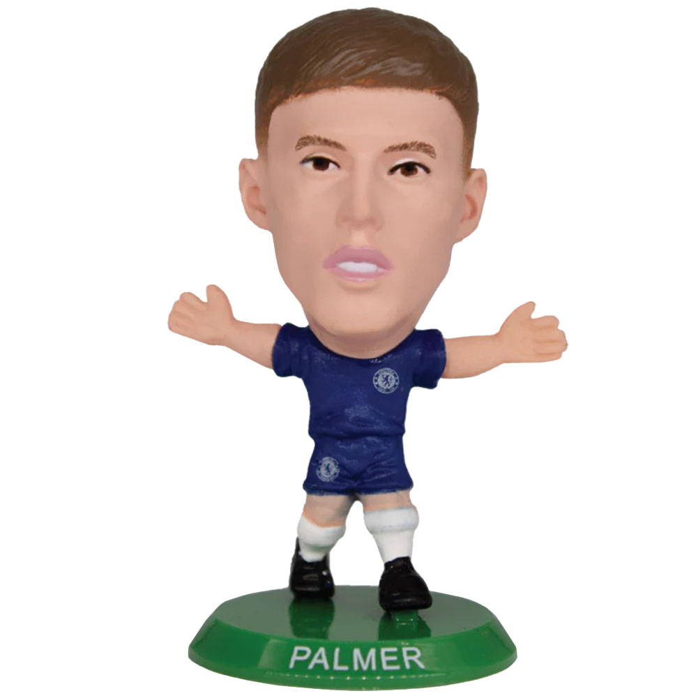 Palmer SoccerStarz figure in the classic Chelsea home kit on a green base
