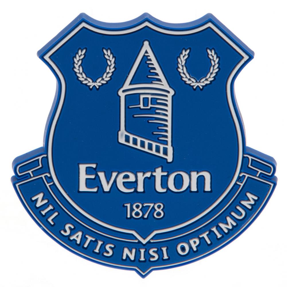 Everton 3D PVC fridge magnet in the shape of the club crest in vibrant colour