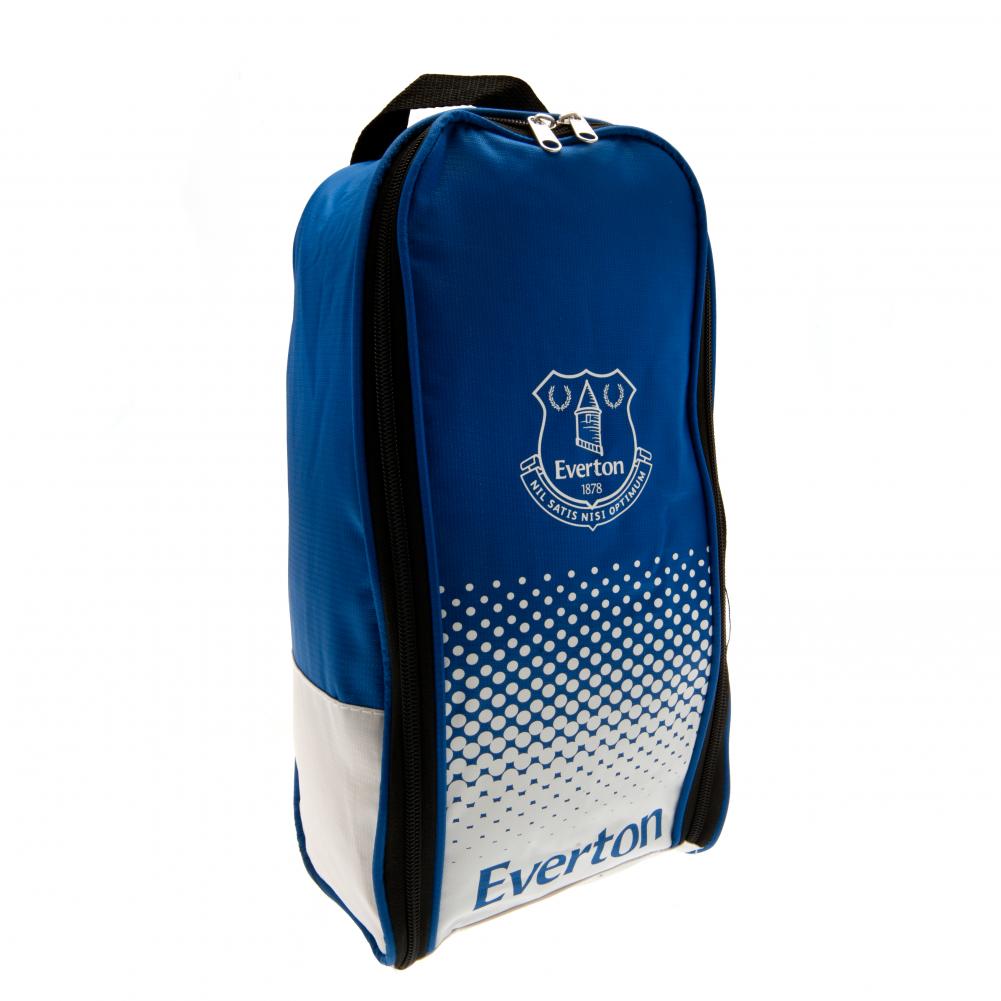 Everton FC Fade design boot bag with Everton text and a full colour club crest