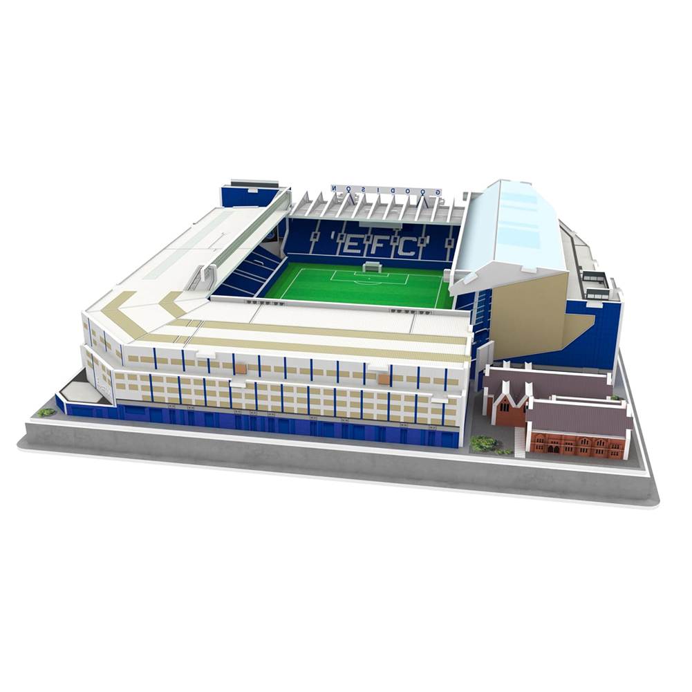 Everton FC commemorative 3D stadium puzzle, an 89-piece replica of Goodison Park