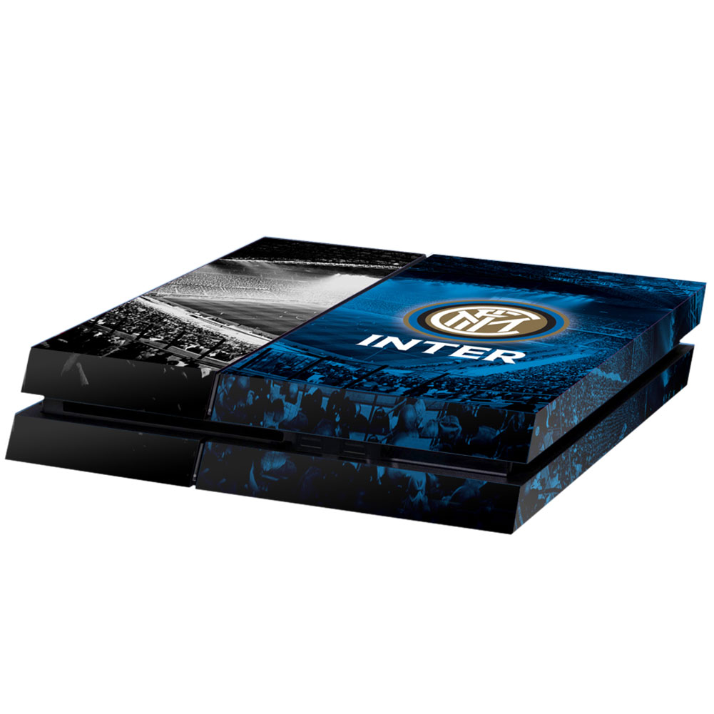 FC Inter Milan PlayStation 4 console skin with the Milan club crest and home colours