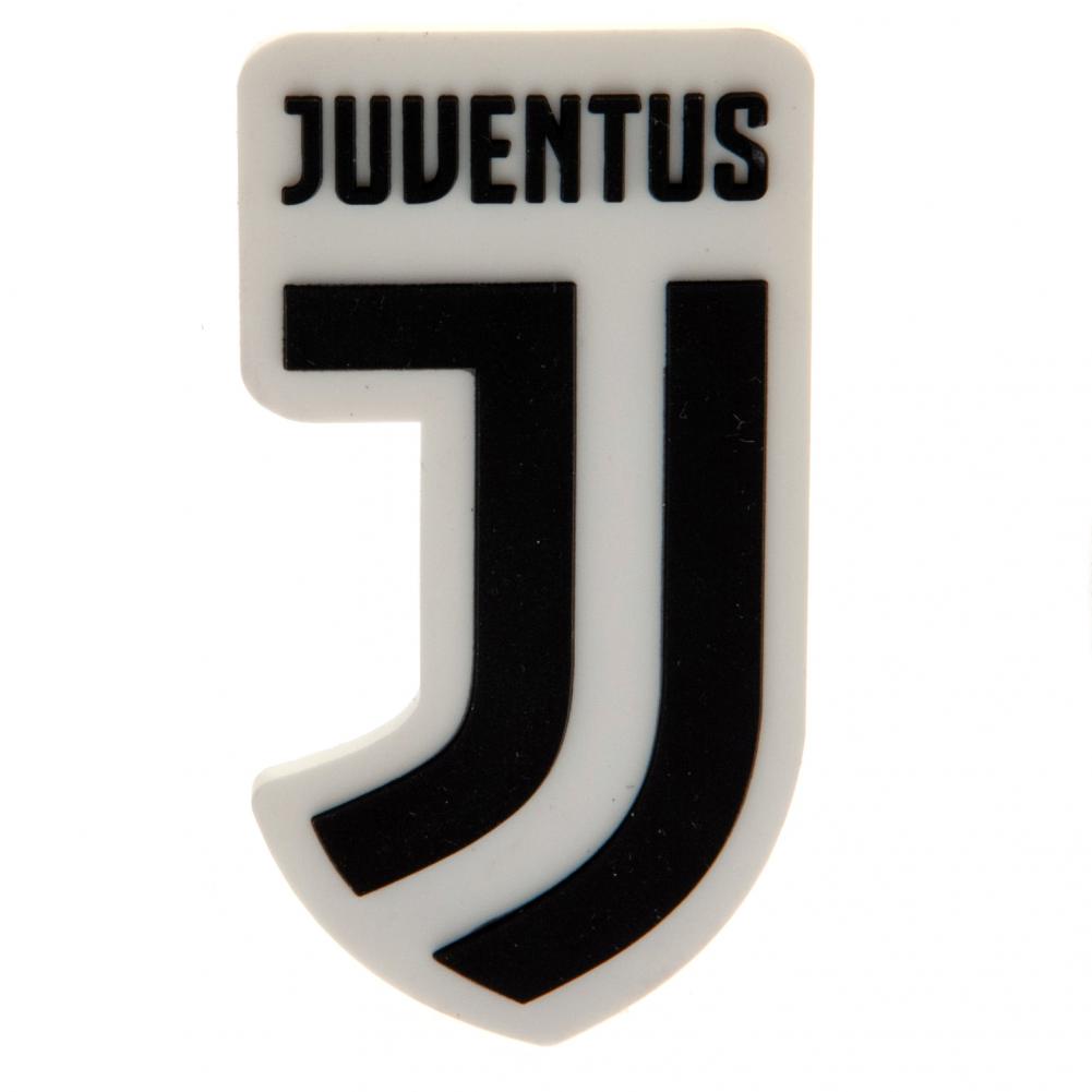 Juventus 3D PVC fridge magnet in the shape of the club crest in vibrant colour