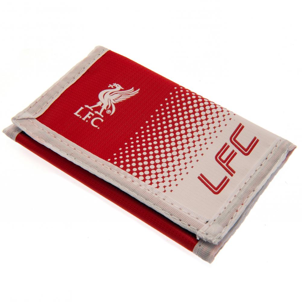 Liverpool FC fade design wallet with LFC text and the Liverbird club crest
