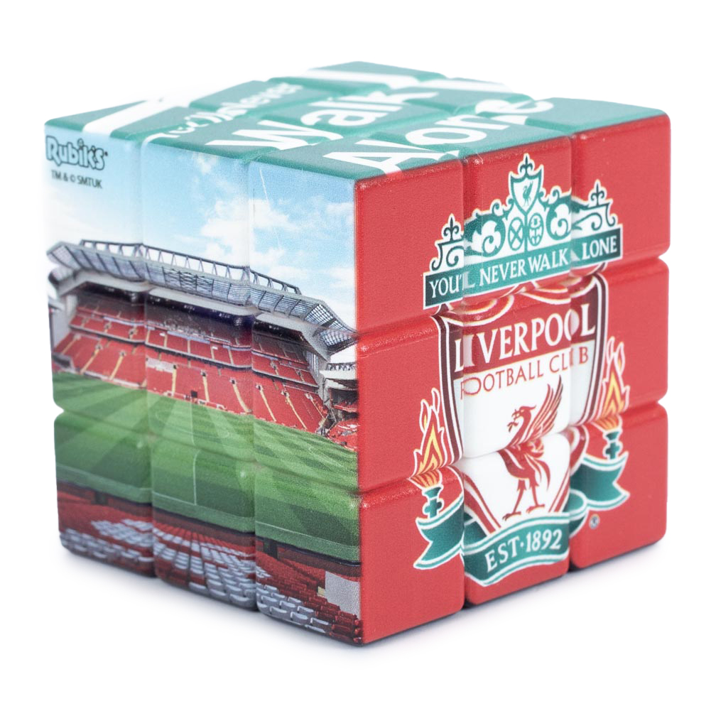 Liverpool FC 3x3 Rubik's Cube featuring multiple Liverpool images