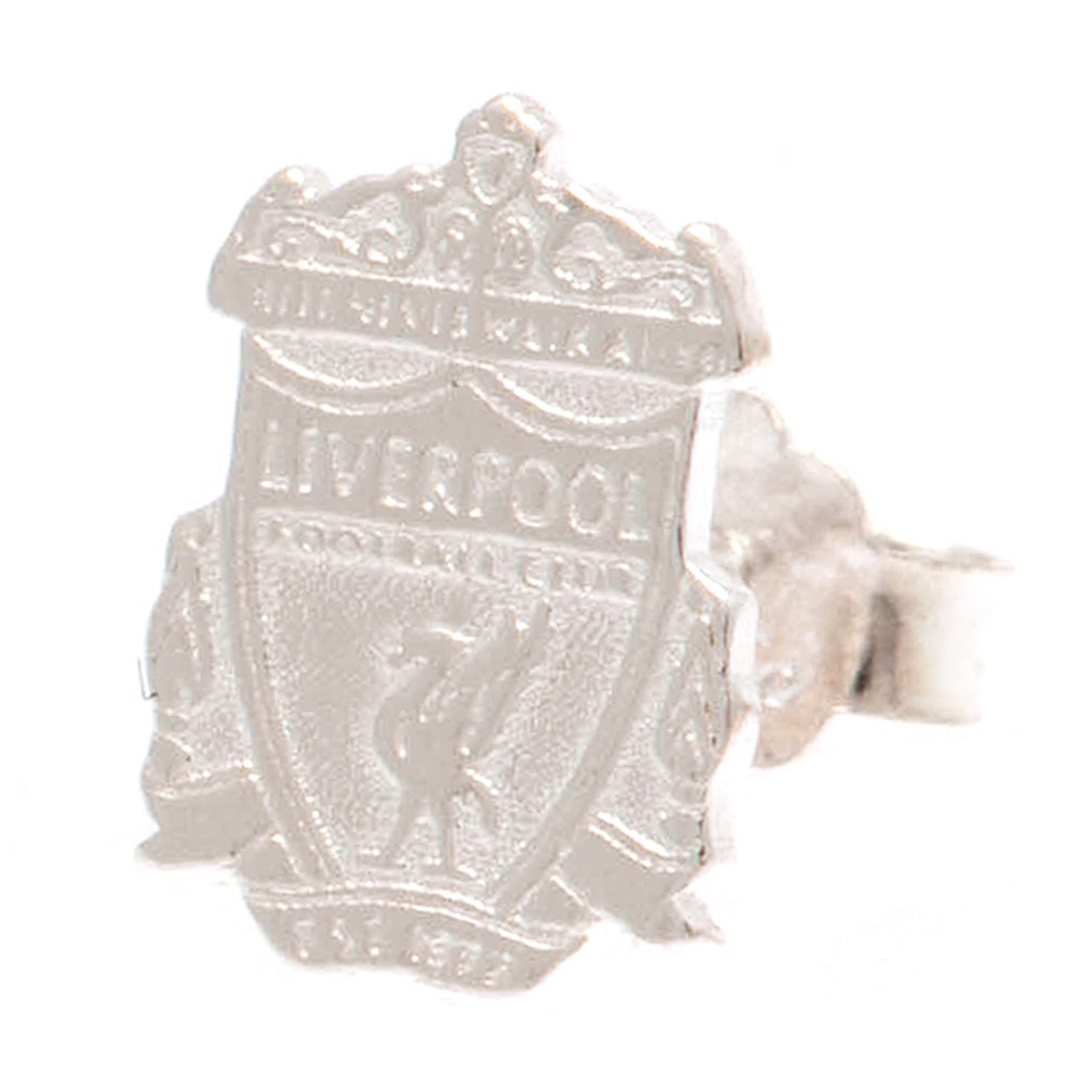 Liverpool FC sterling silver stud earring featuring the Liverpool crest