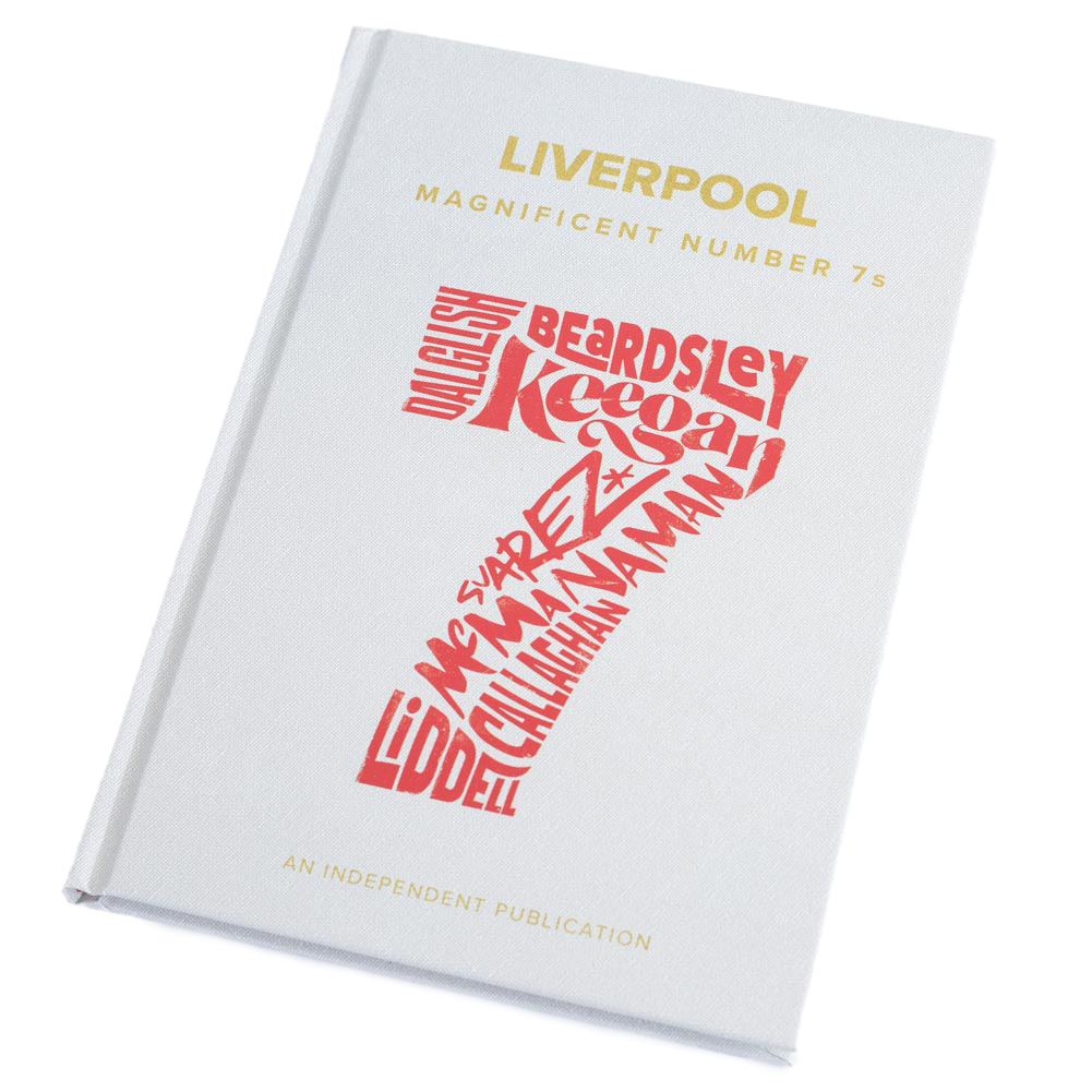 Liverpool Magnificent Number 7s book, a 112 page celebration of the club's famous number 7 players