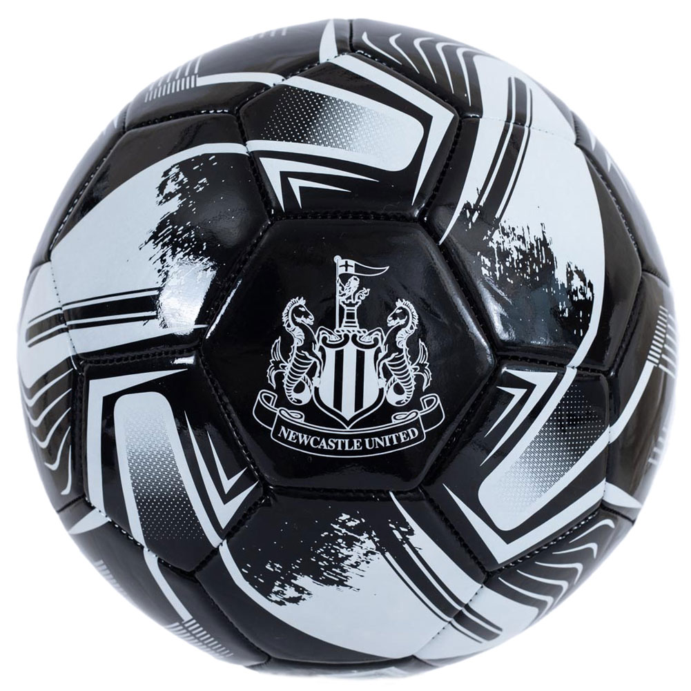 Newcastle United FC turbine design football with a white Newcastle crest