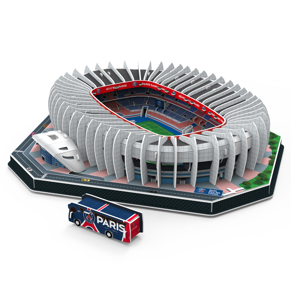 Paris Saint Germain FC 3D puzzle replica of the Park des Princes in a presentation box