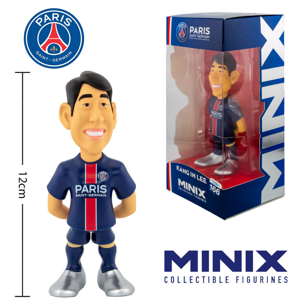 Paris Saint Germain MINIX figure of Lee Kang In in PSG kit with number 19 on the back