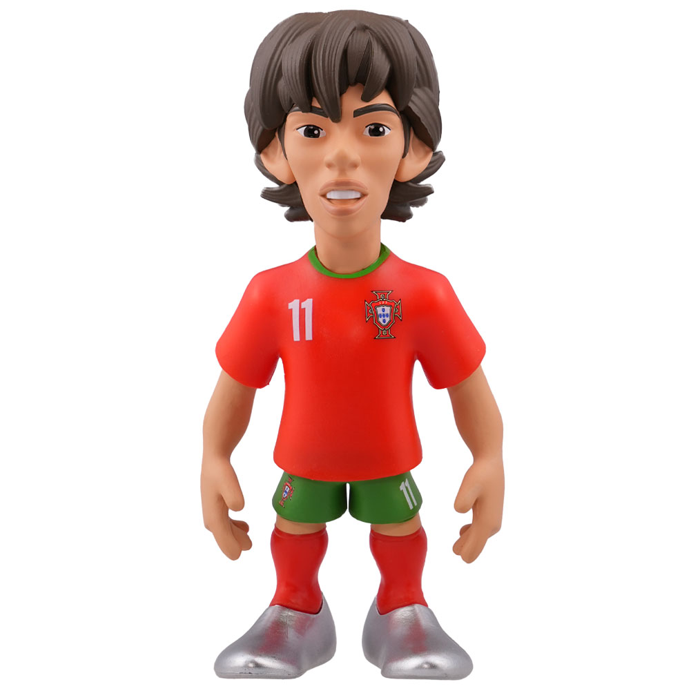 Portugal MINIX figure of Joao Felix in team kit with number 11 on the back, 12cm tall