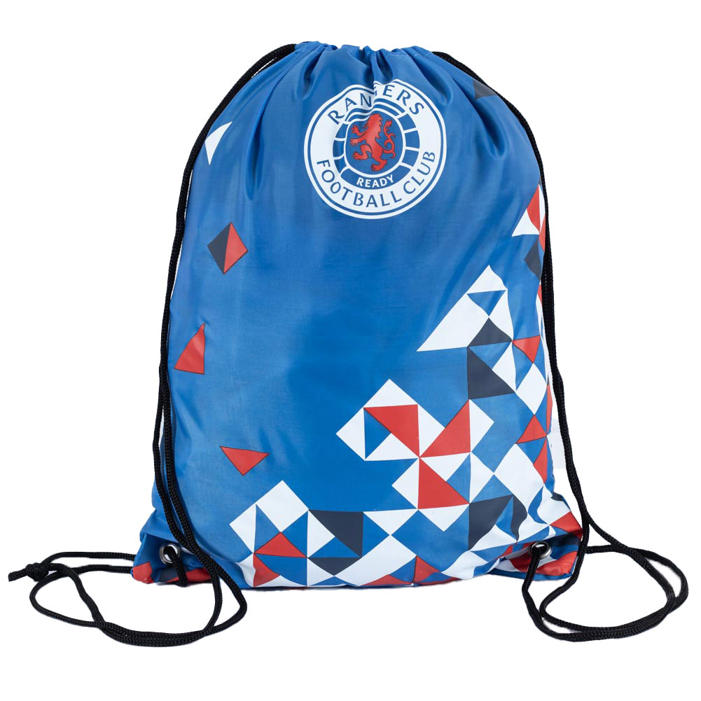 Rangers FC Particle gym bag featuring a full colour club crest