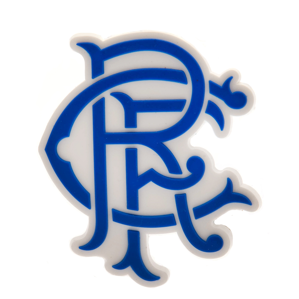Rangers 3D PVC fridge magnet in the shape of the club crest in vibrant colour