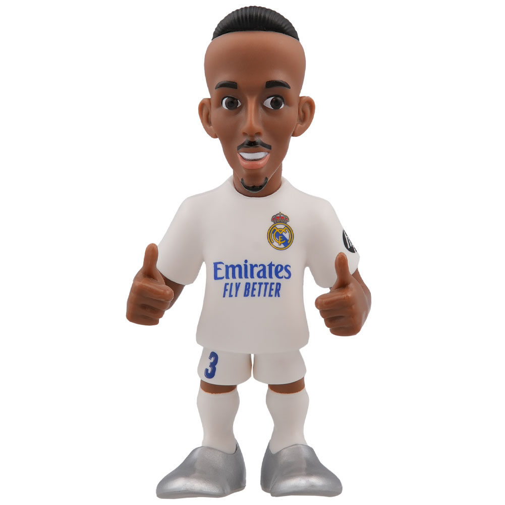 Real Madrid CF MINIX figure of Eder Militao in team kit with number 3 on the back, 12cm tall