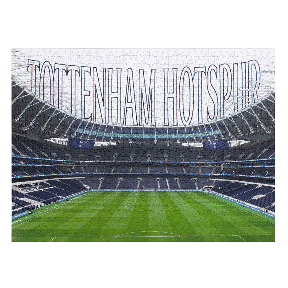 Tottenham Hotspur FC 1000 piece jigsaw puzzle showing a picture of the Tottenham Hotspur Stadium