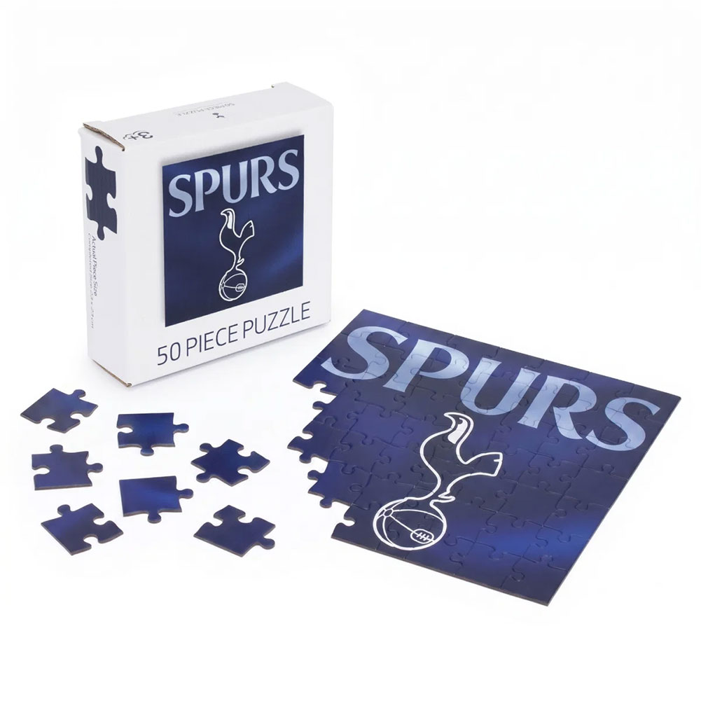 Tottenham Hotspur FC 50-piece junior jigsaw puzzle showing a picture of the Spurs crest