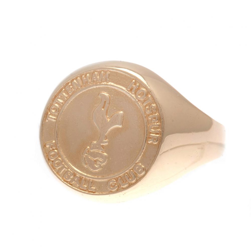 Tottenham Hotspur FC 9ct gold ring with a highly detailed club crest design