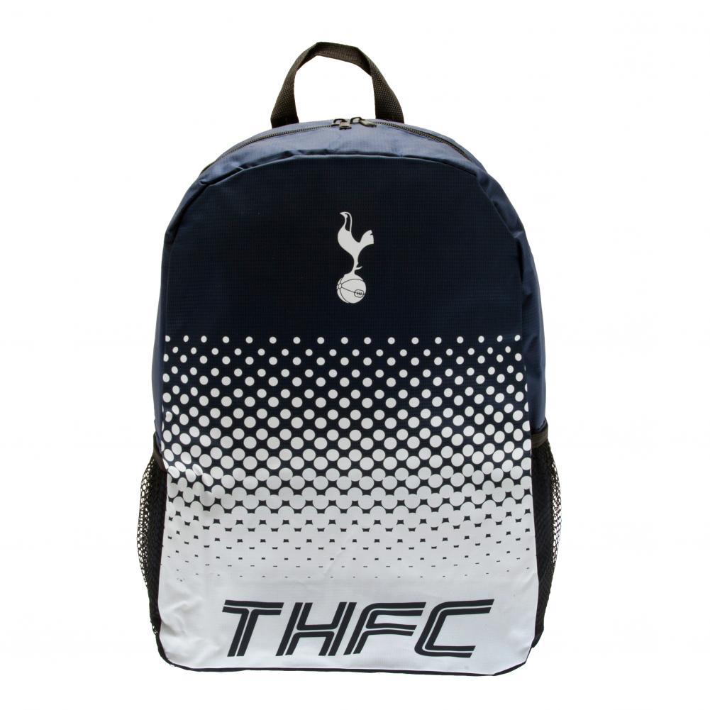 Tottenham Hotspur FC fade design backpack featuring THFC text and the club crest