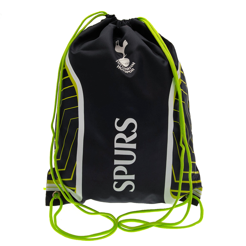 Tottenham Hotspur FC Flash gym bag featuring Spurs text and a white club crest
