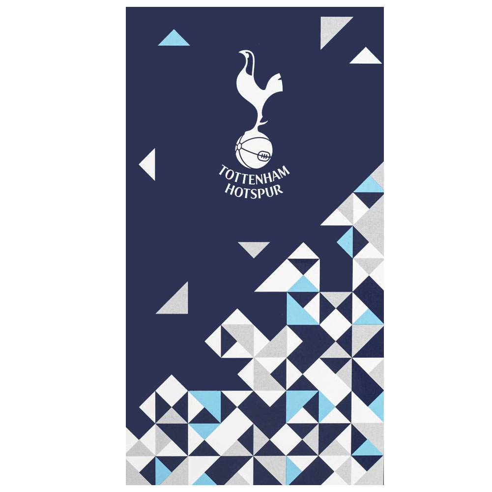 Tottenham Hotspur FC Particle cotton velour beach towel with a large Tottenham crest
