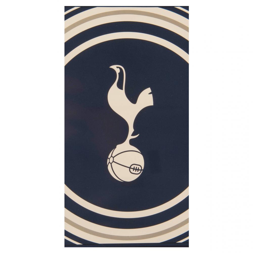 Tottenham Hotspur FC Pulse cotton velour beach towel with a large central crest