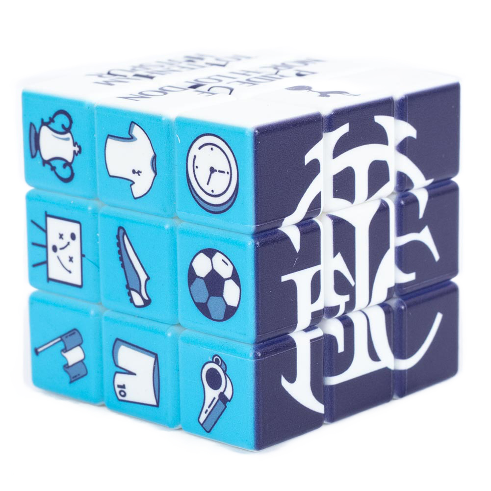 Tottenham Hotspur FC 3x3 Rubik's Cube featuring multiple Tottenham images