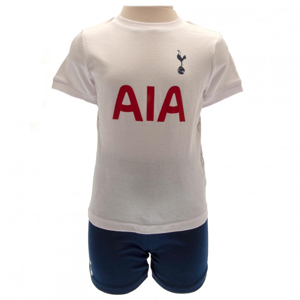 Tottenham Hotspur FC navy and white baby t-shirt and short set with an embroidered crest