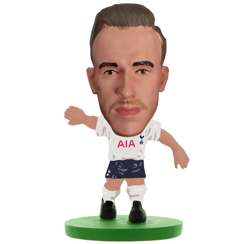 Maddison SoccerStarz figure in the classic Spurs home kit on a green base