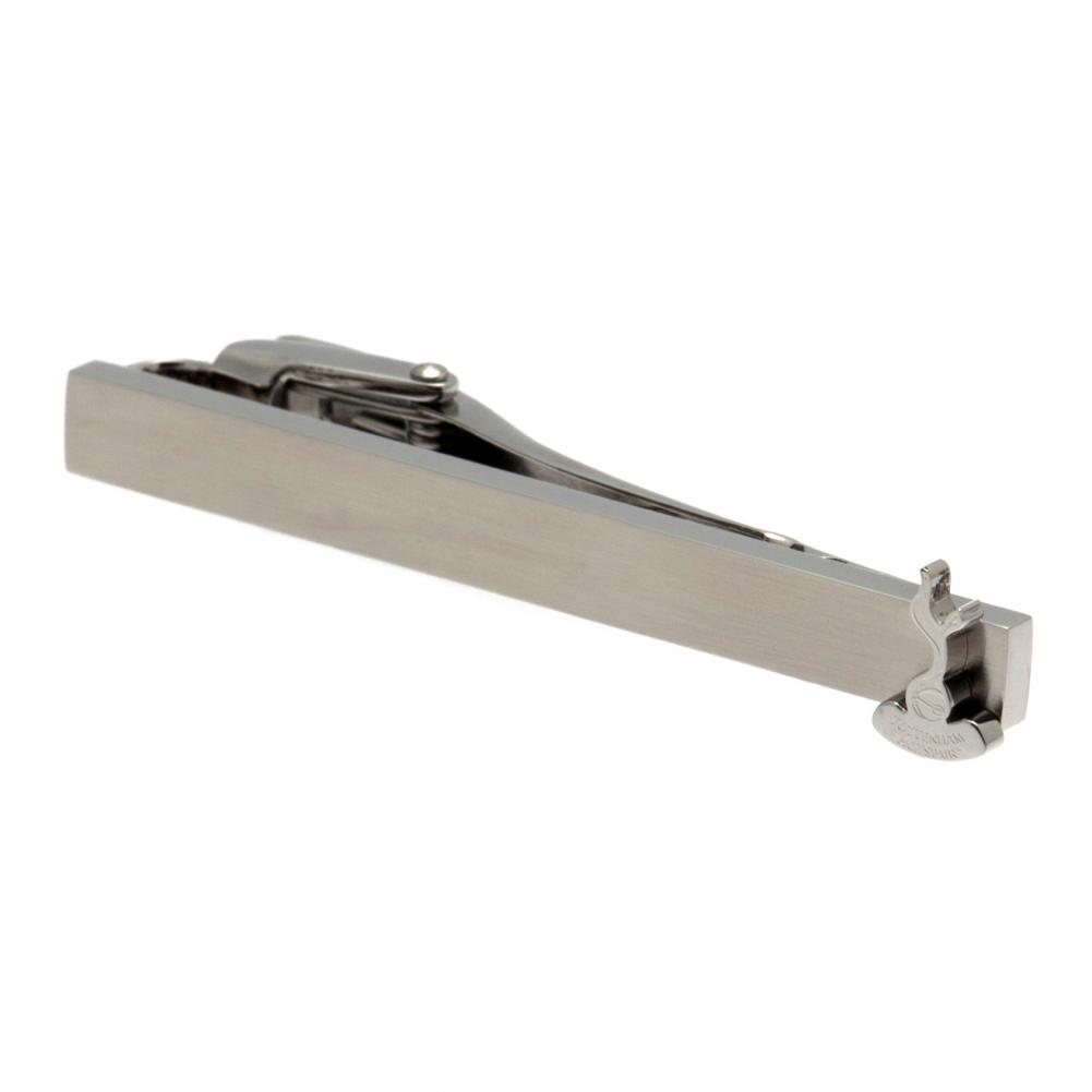 Tottenham Hotspur FC stainless steel tie slide with the Spurs crest on the pin
