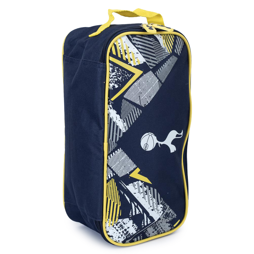 Tottenham Hotspur FC navy, yellow and white Vector design boot bag with a white Tottenham crest