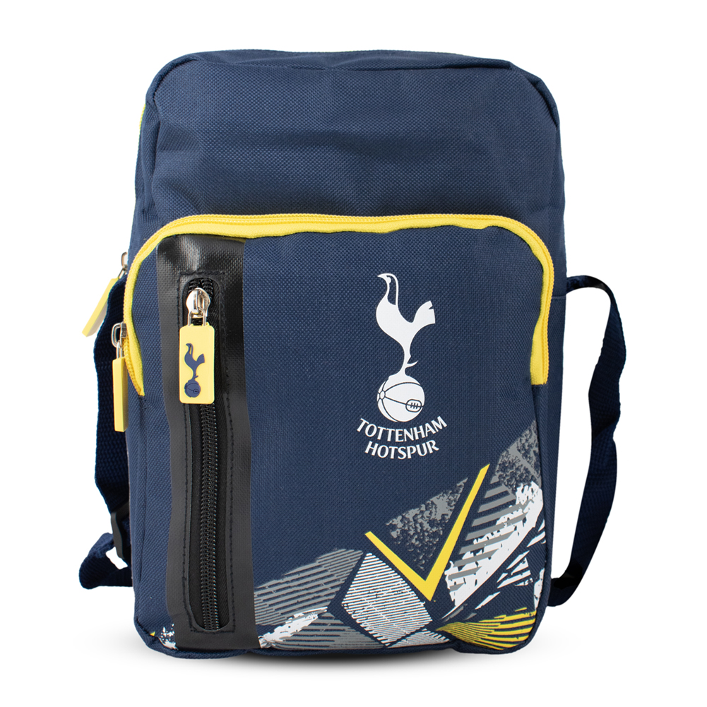 Tottenham Hotspur FC vector design shoulder bag featuring a Spurs club crest on the front