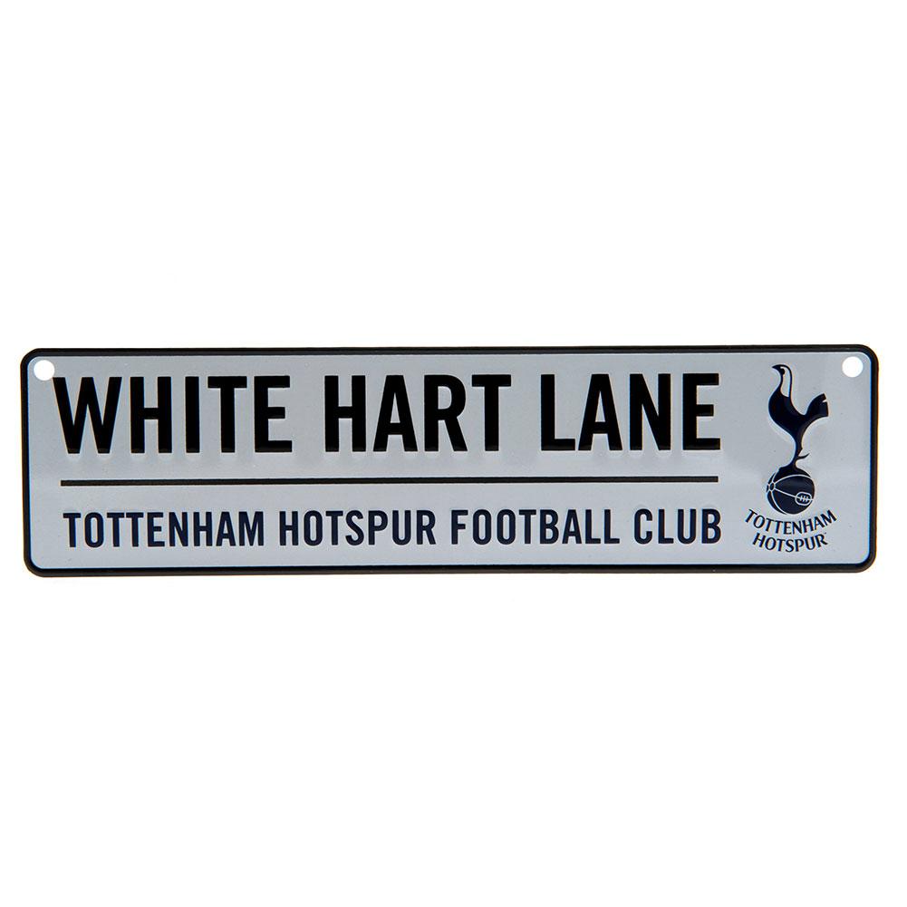 Tottenham Hotspur FC White Hart Lane road sign in stamped metal for window display