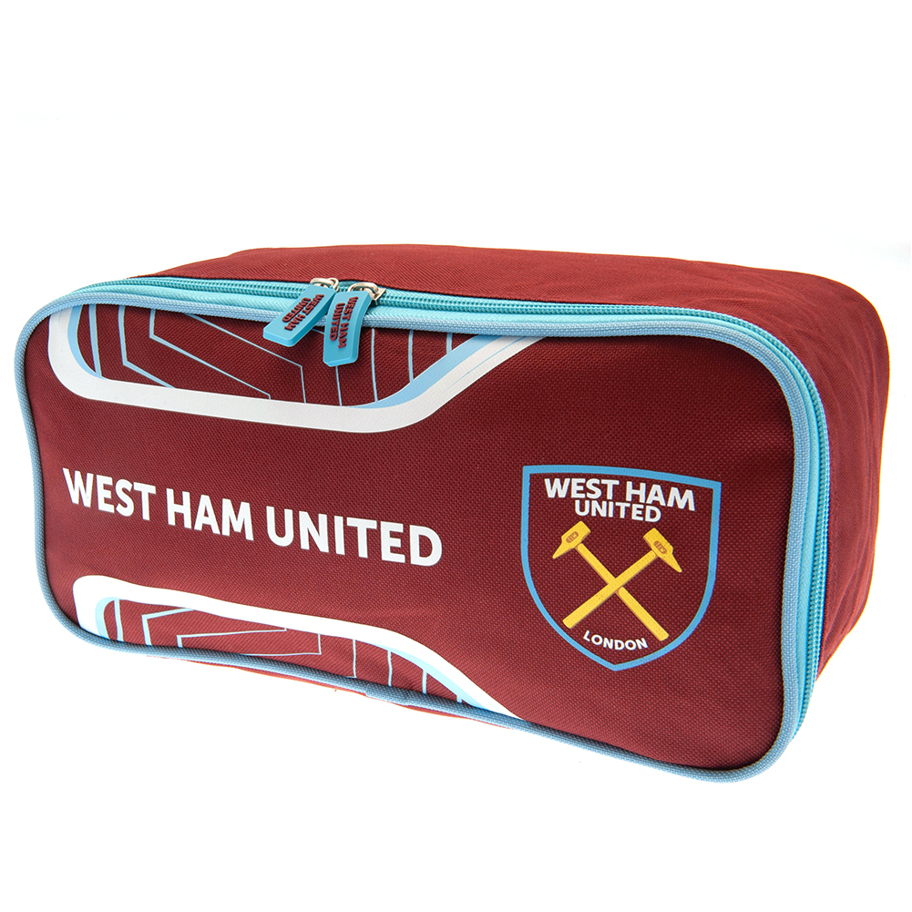 West Ham United FC Flash design boot bag with West Ham United text and club crest