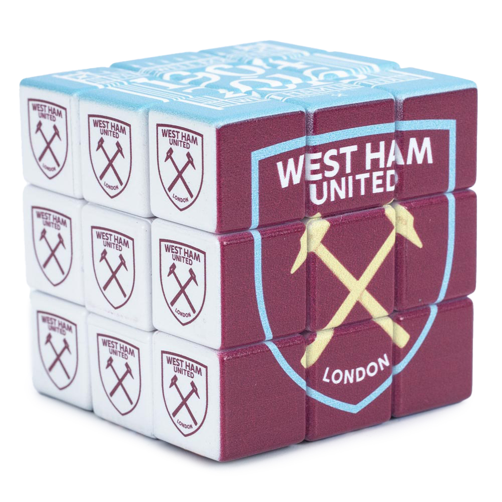 West Ham United FC 3x3 Rubik's Cube featuring multiple West Ham images
