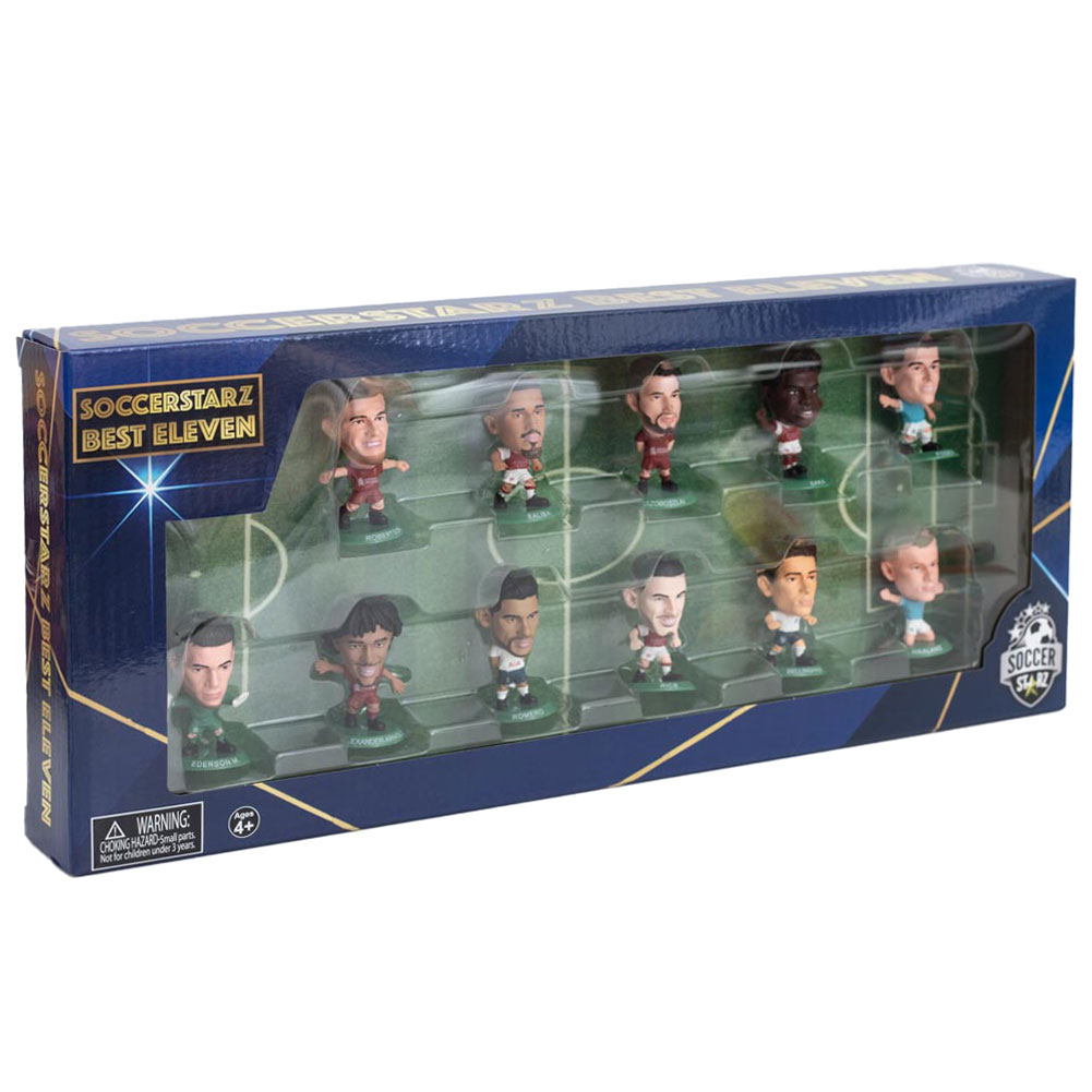 World's Best Eleven Special Edition SoccerStarz team pack of eleven collectable figures in a presentation box